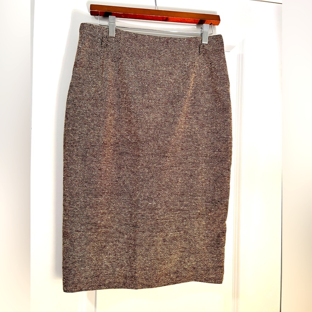 Amanda + Chelsea skirt Size 4 Midi Office Brown